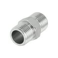 thumbnail image 3 of 1/8 to 1/8 Air Brush Hose Adapter, 1PCS 1/8" BSP Male to 1/8" BSP Male Fitting Conversion Adapter Nipple Metal Connector, 3 of 5