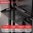thumbnail image 3 of 10-Pack 1U Server Rack Shelf - Universal Device Server Rack Mounting Tray, 3 of 7
