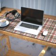 thumbnail image 3 of Long Mouse Pads for Desk,Red and Green Plaid Christmas Pattern Desk Mats on Top Of Desks, Desk Mouse Pad Extra Large with 3mm Non-Slip Base and Stitched Edge for Gaming,Office,Work,Home 35.4x15.7in, 3 of 5