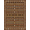 Brown Cream Rust, Pattern 2, variant on ODIKA Vintage Border Cowboy Motif Aztec Scrollwork Southwestern Distressed Refined for Entryway, Kitchen, Mudroom, Stain Resistant Flatwoven