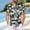7 - Yellow, variant on Aobny Button Up Tshirt for Men Tropical Hawaiian Tees Polos Short Sleeve Big & Tall Collared Oversized T Shirt,Red,S