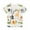 White, variant on piuwrlz Baby T-Shirt T-Shirt Printed Round Neck Patterns Casual Shirt Navy Size 6-7 Years