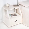 thumbnail image 2 of Butler Specialty Danielle Marble Nightstand In White, 2 of 9