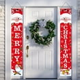 thumbnail image 4 of Naiovety 2 piezas de pancartas colgantes de Navidad, carteles de porche, decoración Exterior de cumpleaños Vertical, adornos de ventana para el hogar, Kits de decoración para fiestas 16624 Naiovety HA010123-03B, 4 of 6