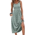 thumbnail image 3 of Wiholl Summer Dresses for Women Flowy Casual Midi Dress Beach Vacation Sundresses with Pockets, 3 of 9