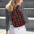 thumbnail image 5 of Fotbe Heart and love Mochila de Lona con Estampado, Mochila Duradera, Mochila Versátil de Alta Calidad, Mochila Compacta Vintage-Small, 5 of 5