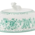 thumbnail image 4 of The Pioneer Woman Agatha Stoneware Butter Dish, Green, 4 of 7