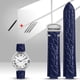 thumbnail image 2 of Correa de reloj de piel de cocodrilo Power Hot para coche, globo azul WSBB0025W69012Z4, correa de reloj elevada de 14 x 8 mm, 18 x 11 mm, 20 x 12 mm, 2 of 5