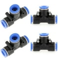 thumbnail image 1 of Pneumatic Quick Fittings,  Union Pneumatic Connector  Push to Connect Fittings, 1 of 7