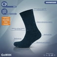 thumbnail image 3 of GoWith Merino Wool Socks For Men | Thermal Extra Thick Socks | 3 Pairs | Model: 6042, 3 of 10