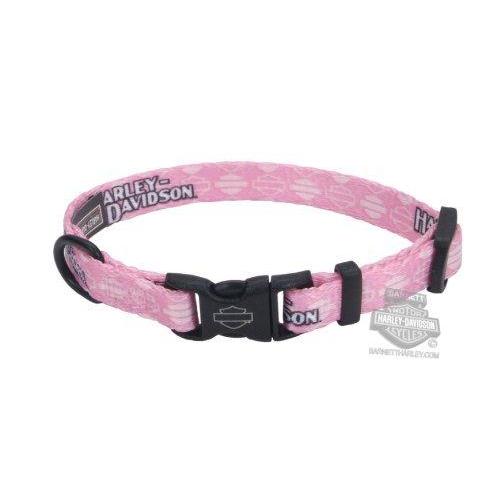 HarleyDavidson Li'l Bikers 3/8 in. Adjustable Shield Dog Collar XS