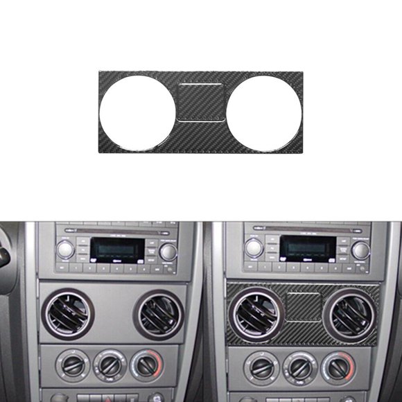 Évent Central en Fibre de Carbone pour Ram e Cover Trim pour Jeep Wrangler 2007-2010 Type C