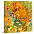 thumbnail image 5 of "Happy Golden Lion Tamarins" Painting Print on Wrapped Canvas, 5 of 7