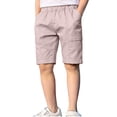 thumbnail image 1 of Pantalones de Natación para Niños Pequeños Verano Sólido Elástico Cintura Pantalones de Playa Bolsillo Pantalones Deportivos Casuales para Niños, 1 of 8