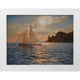 thumbnail image 1 of Adamov, Alexey 32x25 White Modern Wood Framed Museum Art Print Titled - Evening Ride, 1 of 4