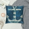 thumbnail image 2 of Heduofu Throw Pillow Covers Ocean Theme Nautical Outdoor Navy Blue Cushion Pillow Cases for Patio Couch Sofa Beach Car Home Decoration Throw Pillow White, 2 of 5