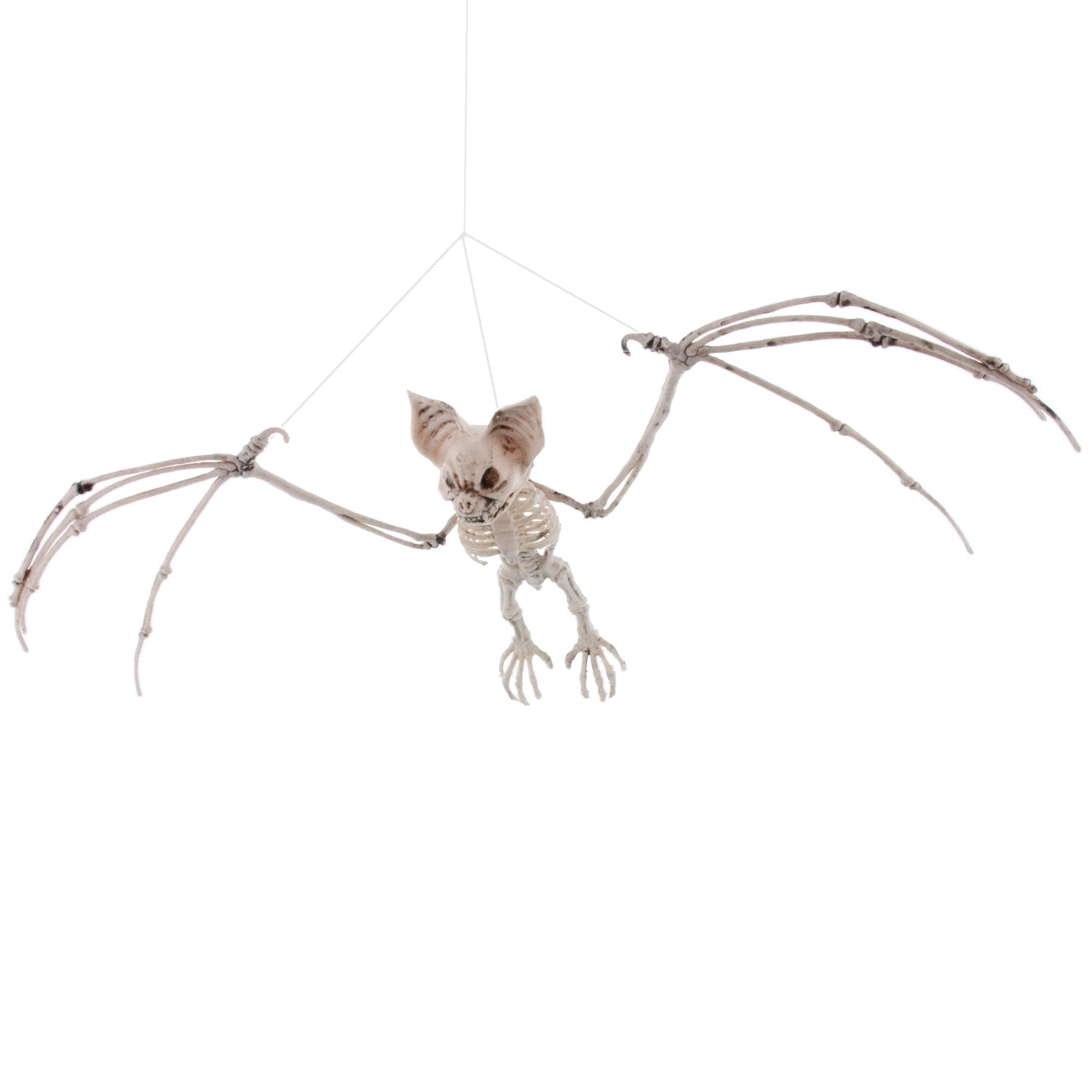 Halloween Haunters Hanging Vampire Bat Skeleton 14" x 26" Scary Prop Decoration