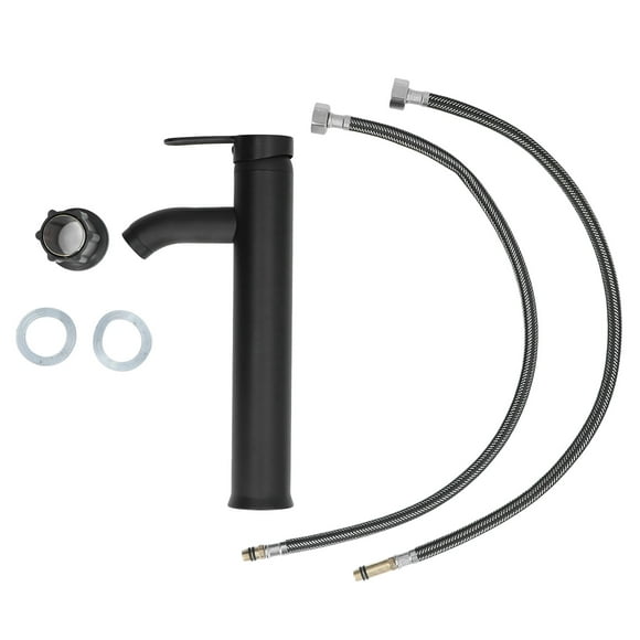 Tall Bathroom Faucet, Easy Control Black Faucet Bathroom For Bathroom