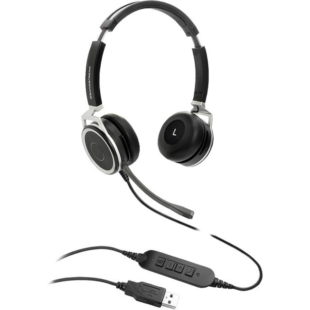 GRANDSTREAM Réseaux, INC GUV3005 Haut de Gamme Casque Filaire USB