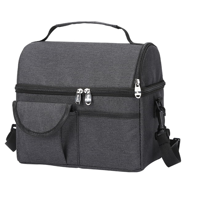 Bolsa Nevera Bolsa de almuerzo portátil con aislamiento de doble capa, bolsa de almuerzo para acampa CACAGOO Bolsa Nevera
