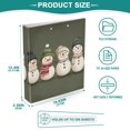thumbnail image 3 of FORMRS 3 Ring Binder 1.5 inch with Pockets Set of 2 Clip Board 200 Sheets Capacity, Beige Snowmen, 3 of 8