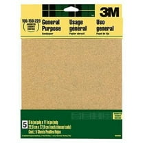 3M 11 in. L x 9 in. W 60 Grit Coarse Aluminum Oxide Sandpaper