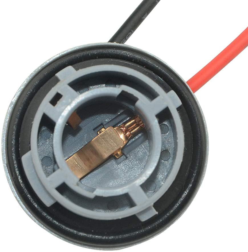 1157 BAY15D WMYCONGCONG 6 PCS 1157 BAY15D Lamp Socket Turn Signal Brake Light Bulb Socket Wire Harness Connector 