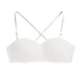 thumbnail image 5 of Women Strapless Bandeau Bra WireâFree Thin Summer Antiâ Padded PushâUp Invisible TubeâTop Bralette, 5 of 6