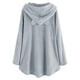 thumbnail image 4 of Trajes Navideños Para Mujer Abrigo de Felpa de Invierno Impresión Informal Orejas de Gato Top de Manga Larga Con Capucha Odeerbi ODB203381, 4 of 4