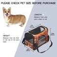 thumbnail image 2 of Labour Day Premium Fabric Pet Carrier Bag - Durable 900D Oxford Cloth & Sherpa Base - Comfy 17x10x11.8 in - Ideal for Travel & Outdoors – Spacious & Stylish – Suitable for Small Pets, 2 of 7