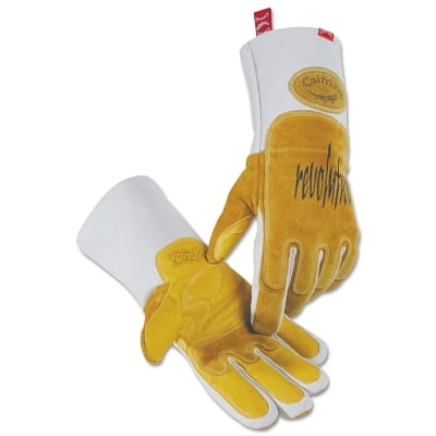 

Revolution Welding Gloves Pig Grain Leather X-Large White/Brown | Bundle of 5 Pairs