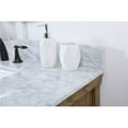 thumbnail image 4 of Elegant Decor Clement 42" Single Bathroom Vanity with Backsplash in Driftwood, 4 of 8