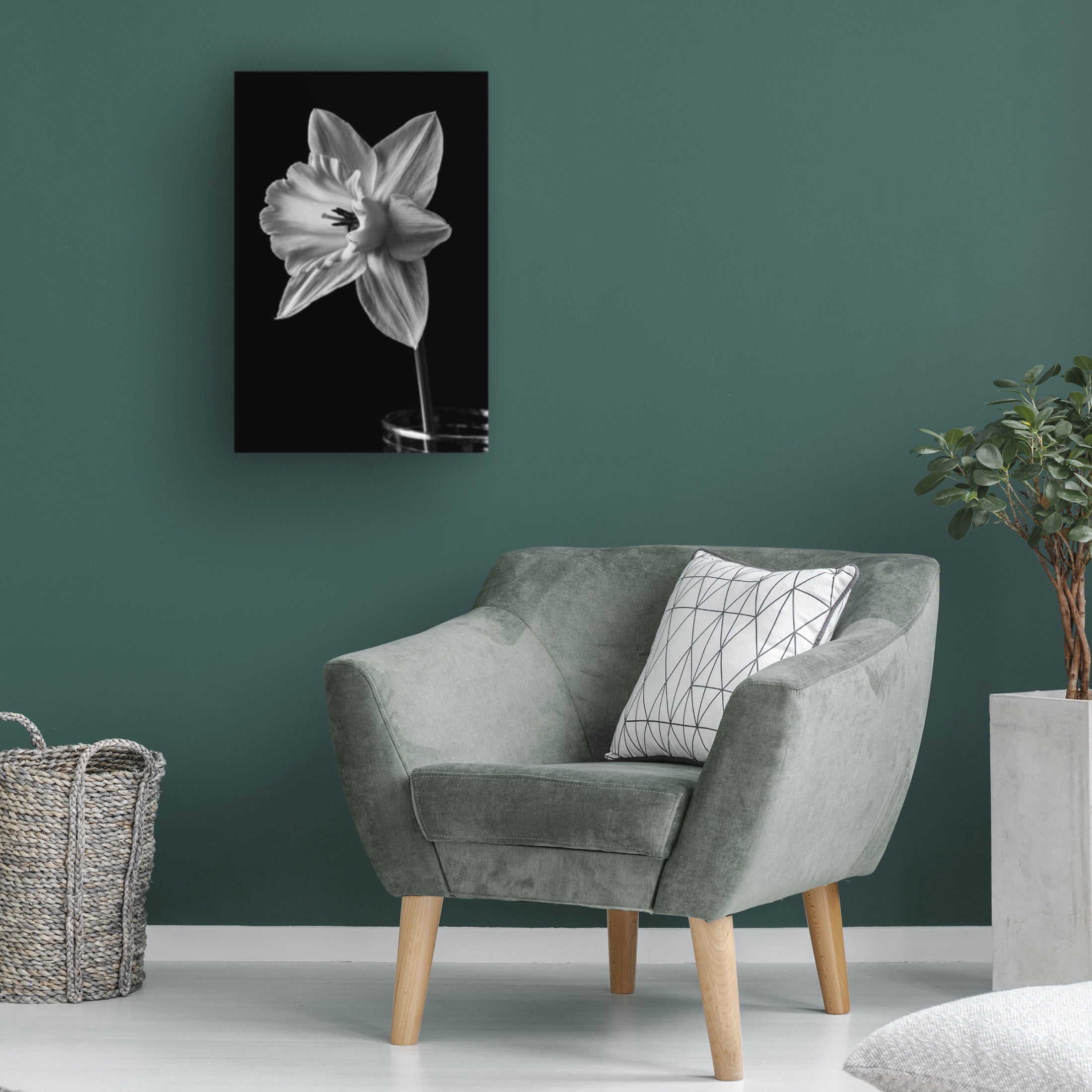 Canvas Wall Art - Edward M. Fielding 'Narcissus May 2015' Wall Art for Living Room, Bedroom, or Office D?cor by Trademark Fine Art - 22 x 32 Inches