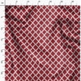 thumbnail image 3 of Soimoi Red Fabric - By the Yard - 54 Inch Wide - Diamond Grid Geometric Material - Elegant and Minimalist Patterns for Various Uses Printed Fabric, 3 of 6