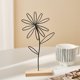thumbnail image 5 of Fiudx Decoración Floral de Hierro, Diseño Único de Arte En Hierro, Uso Interior y Exterior, Ideal para Amantes de Los Arreglos Florales, Regalo para Amantes de La Decoración Del Hogar, Tamaño 24 X 14, 5 of 7