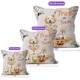 thumbnail image 4 of Trick or Treat Golden Retriever Funny Mummy Cosplay Pumpkin Candy Basket Pillow Cushion Double Sided Goldens Dog Lover Gifts Idea Throw Pillow - 12016, 4 of 4