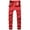 Red, variant on cllios Deals Men's Skinny Ripped Jeans Slim Fit Distressed Stretch Denim Pants