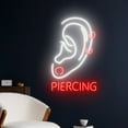 thumbnail image 2 of Handmadetneonsign Piercing Neon Light, Piercing Spa Led Sign, Piercing Salon Light, Piercing Artist, 2 of 5