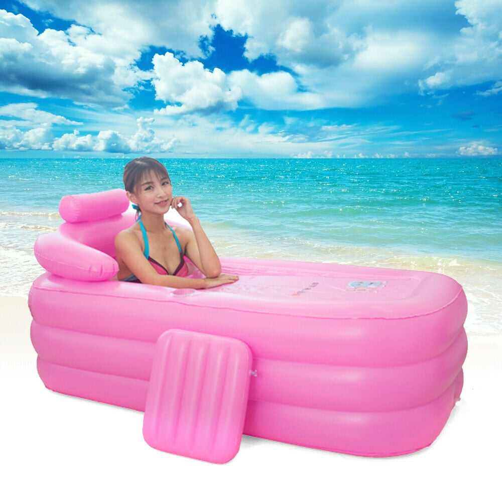 Bathtub Inflatable Tub Portable Bath Adult Spa Pool PVC Blow Up Bathtub Folding 