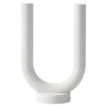 thumbnail image 1 of Candelabro minimalista de cerámica, candelabro creativo para velas de té, decoración de escritorio, estilo D blanco, 1 of 7
