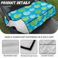 thumbnail image 6 of Whosucclay Golf Ball Pattern Thick Golf Cart Seat Cover, with Storage Pockets Soft Golf Cart Covers Seat Cover for EZGO Club Car Yamaha, 52.36" x 32.28", 6 of 7