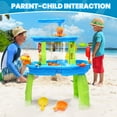 thumbnail image 6 of JoyStone 3-Tier Kids Sand Water Table, Outdoor Sensory Play Table Toy, 28.66" Tall, Summer Gift for Toddlers & Kids, 6 of 13