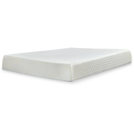 Signature Design by Ashley Chime 10 Inch Medium Firm Memory Foam Mattress  CertiPUR-US Certfied  King