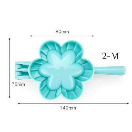 

S/M/L Press Dumpling Wrapper Artifact Semicircle/Flower/Butterfly/Heart Mold Dough Presser Pastry Maker Household Handmade DIY Kitchen Gadget Manual Tool Baking Home M 2