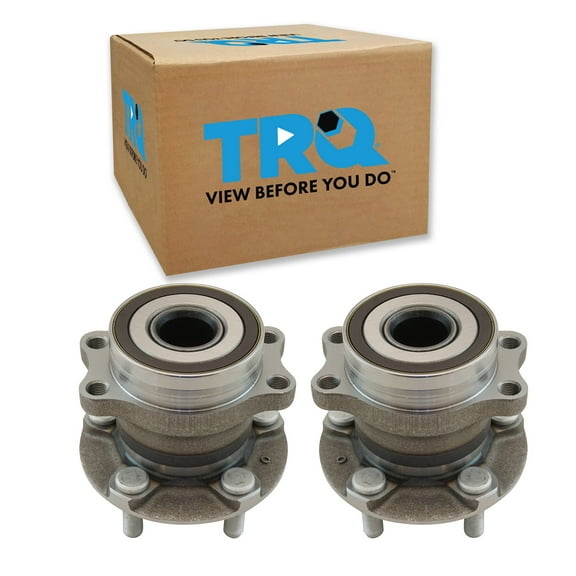 TRQ Rear Wheel Hub & Bearing Assembly Pair LH & RH Sides for Crosstrek Forester BHA52111 Fits select: 2014-2018 SUBARU FORESTER, 2016-2021 SUBARU CROSSTREK