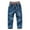 Blue, variant on SonxaHe Toddler Boy's Jeans Stretch Mid Waist Active Straight Leg Jeans Child Athletic Active Streetwear Denim Trousers Blue,Sized 2-3