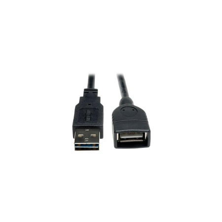 UPC: 0037332179609 | Tripp Lite Universal Reversible USB 2.0 A-Male to A-Female Extension Cable – 10ft