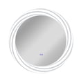 thumbnail image 2 of CHLOE Lighting LUMINOSITY Back Lit Round TouchScreen LED Mirror 3 Color Temperatures 3000K-6000K 30" Wide, 2 of 10