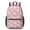 White Cat and Heart Pink Pattern, variant on Space Cat Coloring Page White Pattern 17" Waterproof Oxford School Backpacks for Teens, S-Shape Padded Straps, for School, Travel, Hiking, Camping