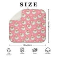 thumbnail image 4 of Pink Christmas Santa Pattern Dish Drying Mat for Kitchen 1 Pack, Ultra Absorbent Microfiber Dishes Drainer Mats,16x18in(41x46cm), 4 of 6